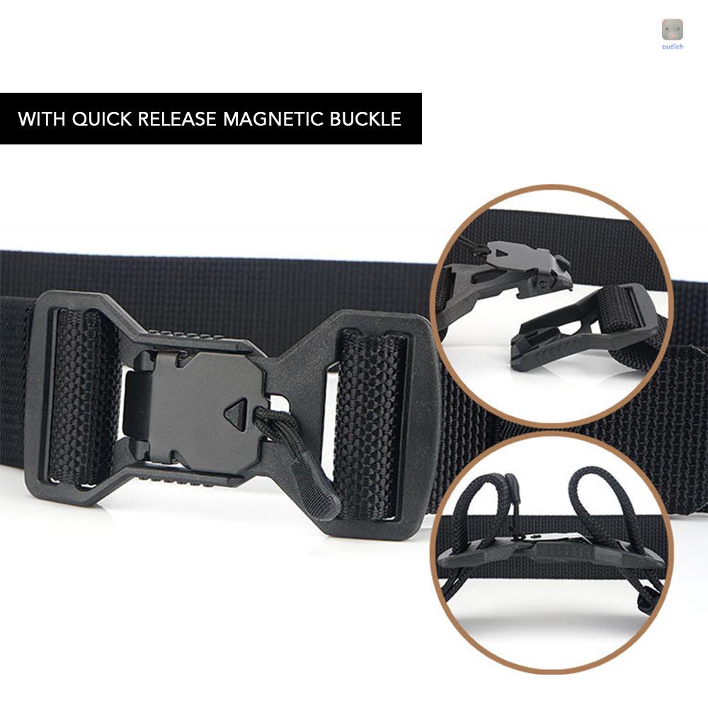 Thắt Lưng 49.2 Inch Với Khóa Cài Nam Châm Tháo Gỡ Nhanh Cho Hoạt Động Ngoài Trời