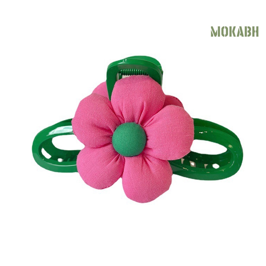 Kẹp Tóc Hình Hoa Hai Mặt Thiết Kế Tinh Tế Chống Trượt Cho Nữ