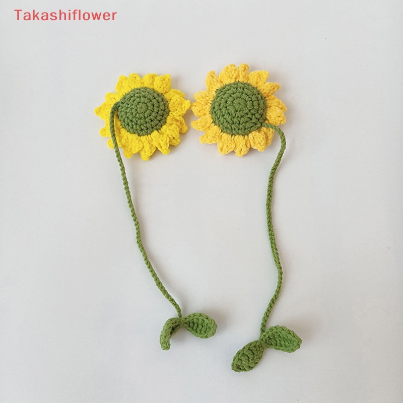 Bó Hoa Hướng Dương Đan Len Thủ Công Dùng Trang Trí Đám Cưới