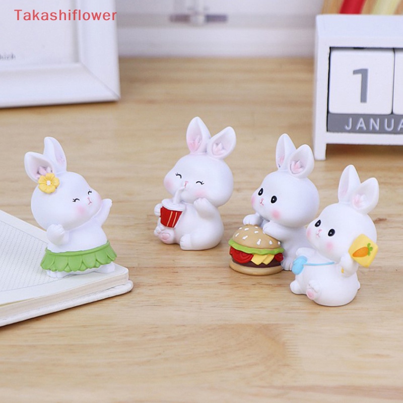 Thỏ Đáng Yêu Sáng Tạo Để Bàn Trang Trí Nội Thất