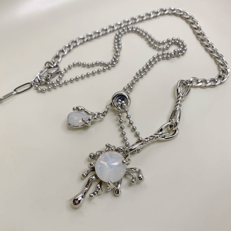 Vòng cổ Đá opal Trong Suốt Phong Cách Hàn Quốc Sang Trọng Cho Nữ