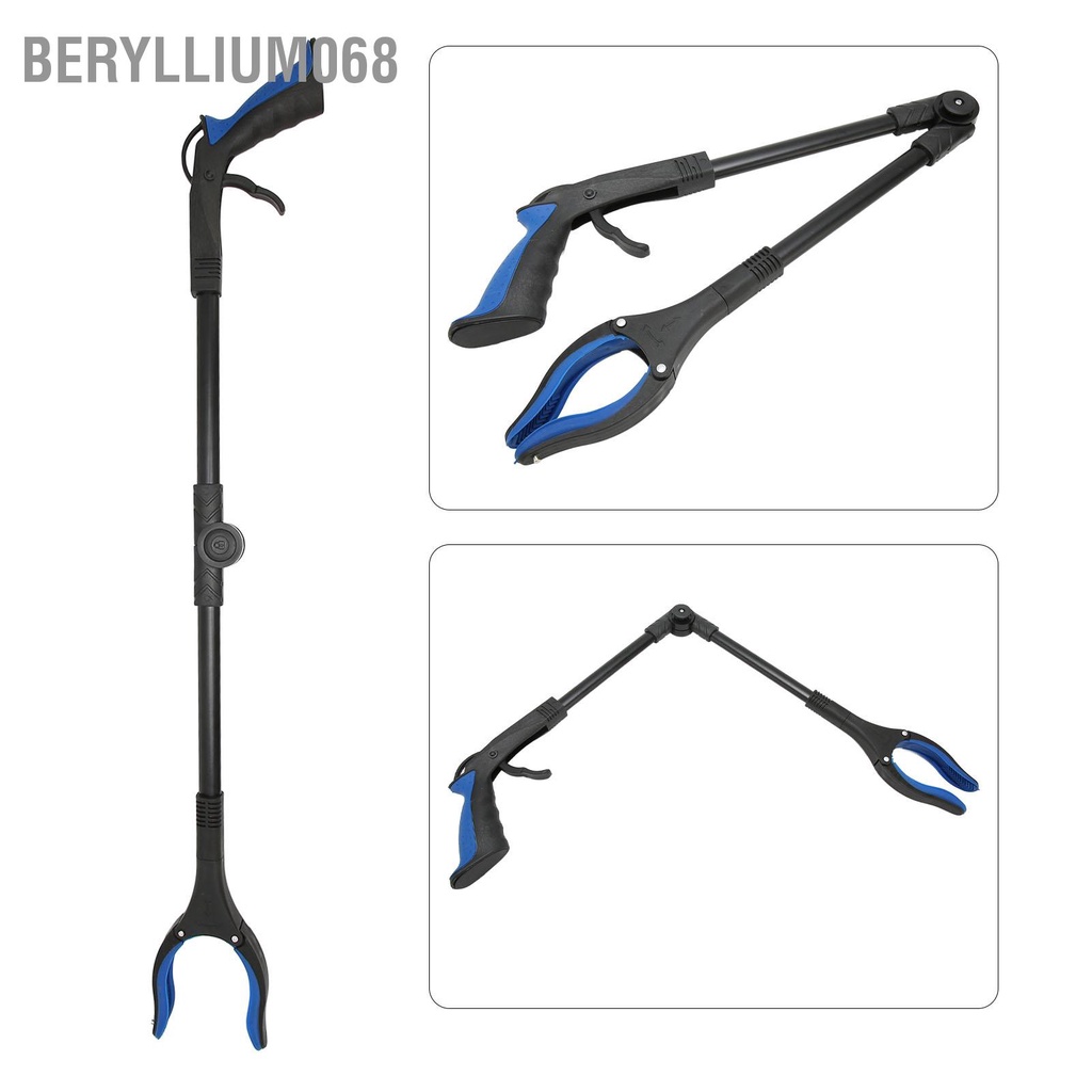 Beryllium068 Grabber Reacher Tool Tay Cầm Mạnh Mẽ Đầu Nam Châm Có Thể Gập Lại Hỗ Trợ Mở Rộng Cánh Nhận Dính Cho Người Cao Tuổi