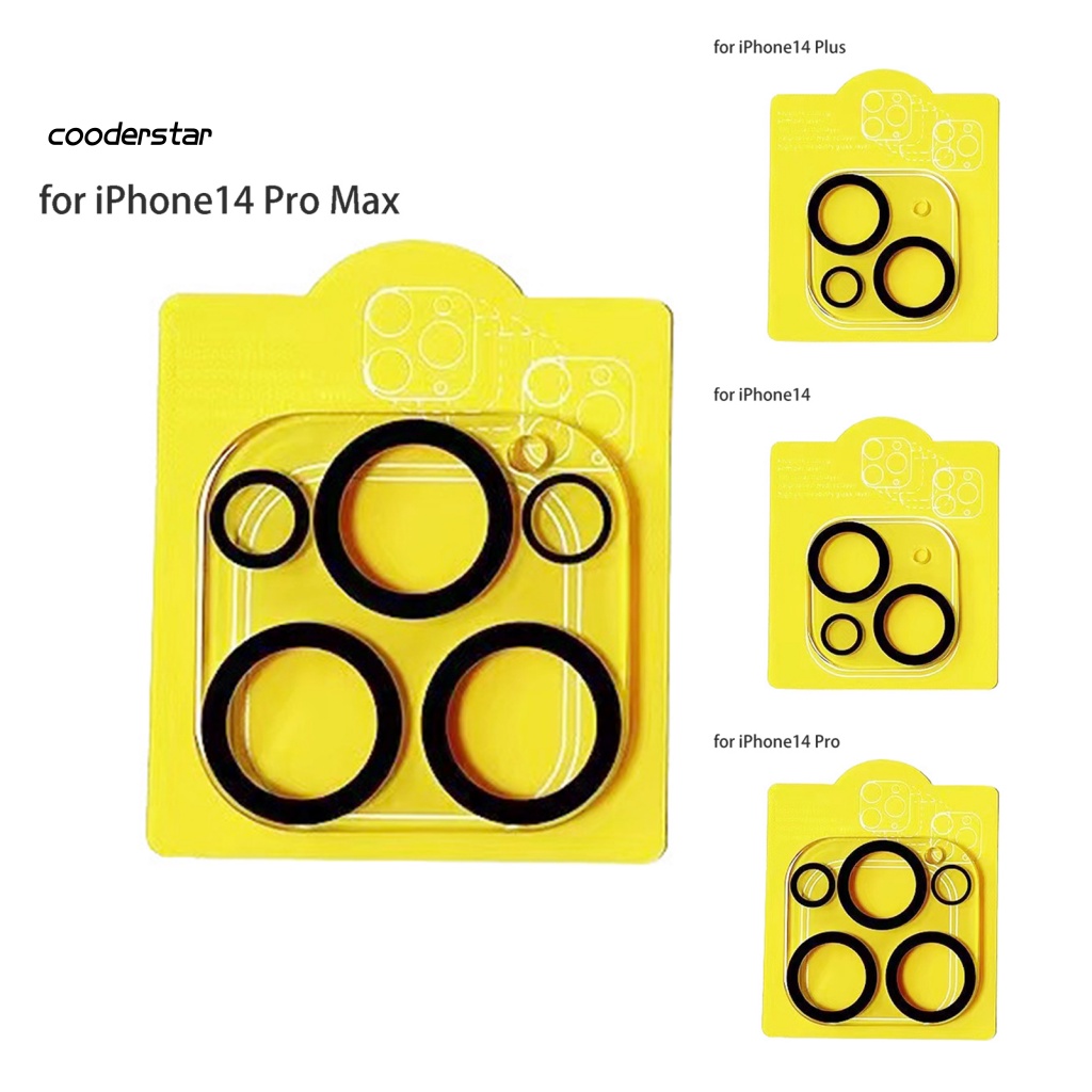 Miếng Dán Cường Lực Trong Suốt Bảo Vệ Ống Kính Máy Ảnh Cho iPhone 14 Pro Plus Pro Max