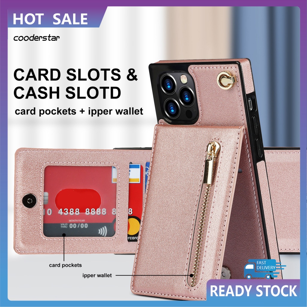 1 Set Bao Da Điện Thoại Mini Màu Sắc Sống Động Có Khóa Kéo Và Dây Đeo Cho iPhone 13