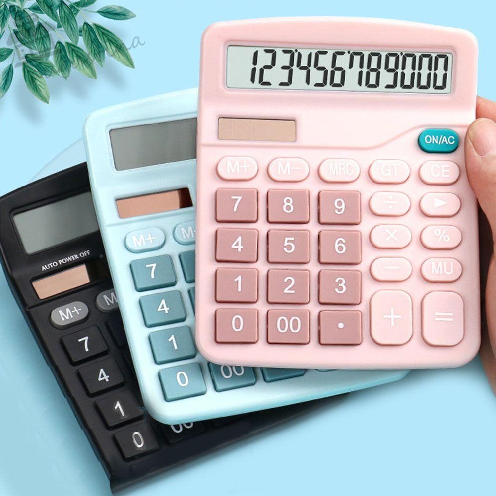 Máy Tính Để Bàn AUGUSTINA 12 Chữ Số Sử Dụng Năng Lượng Mặt Trời