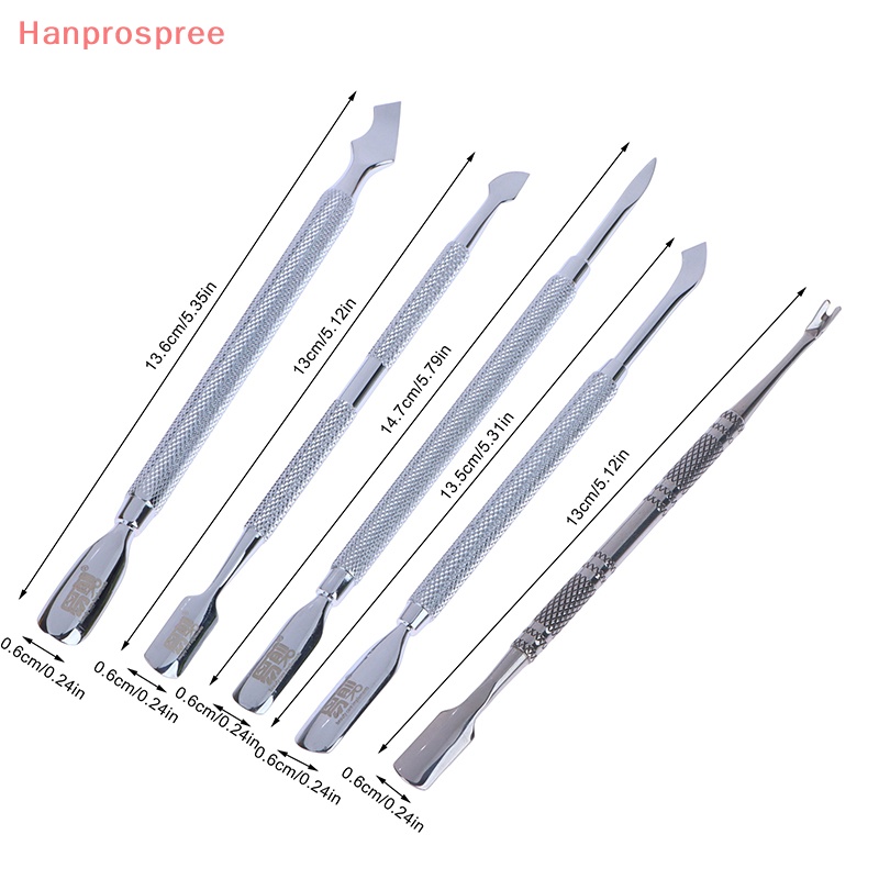 Dụng Cụ Tẩy Tế Bào Chết Cho Móng Tay Bằng Thép Không Gỉ Hanprospree