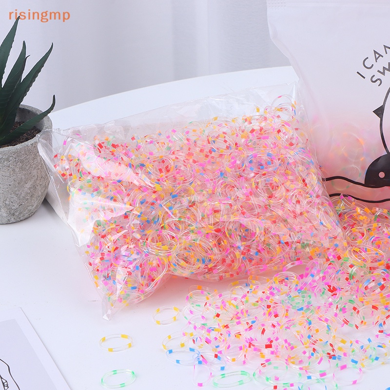Set 1000 Dây Thun Cột Tóc Không Đau Dùng Một Lần Dành Cho Bé Gái