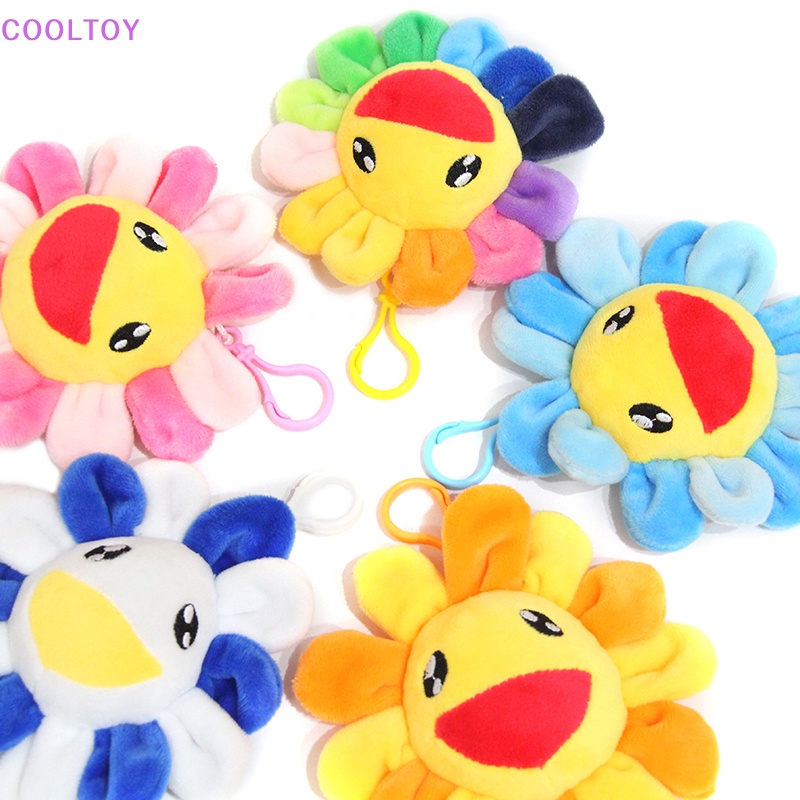 Móc Khóa Hình Hoa Hướng Dương Nhồi Bông Đáng Yêu