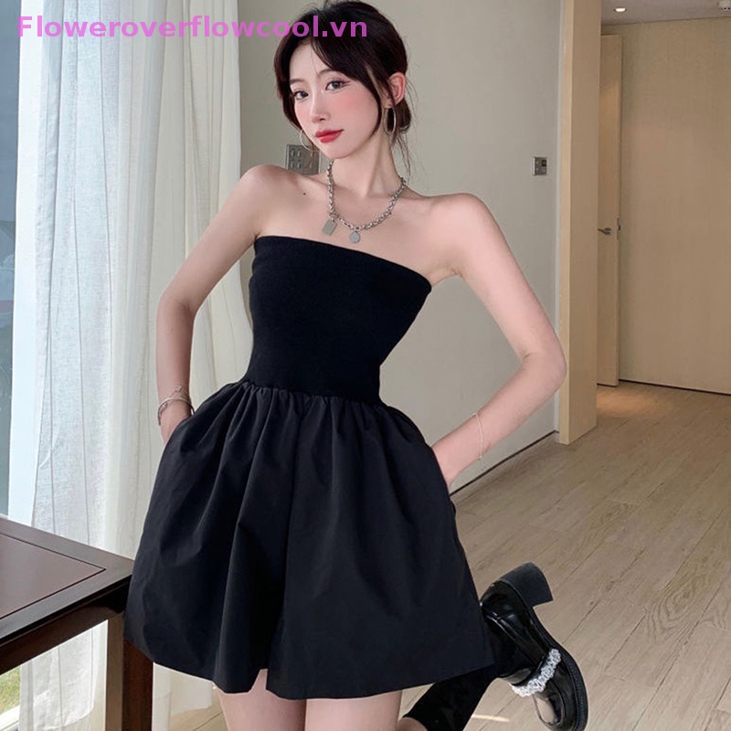 Bộ Áo Liền Quần Lưng Cao Ống Rộng Thời Trang Mùa Hè Mới Cho Nữ