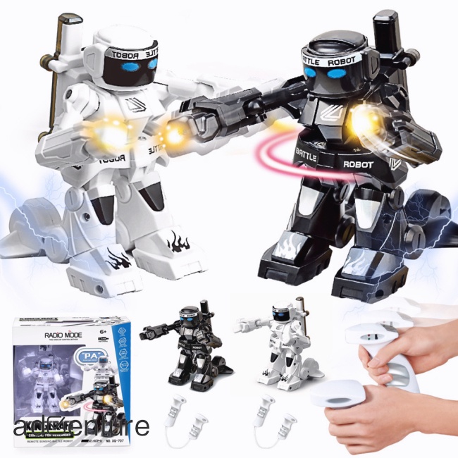 Robot Đấm Bốc Điều Khiển Từ Xa 2.4g Có Âm Thanh Vui Nhộn Cho Bé