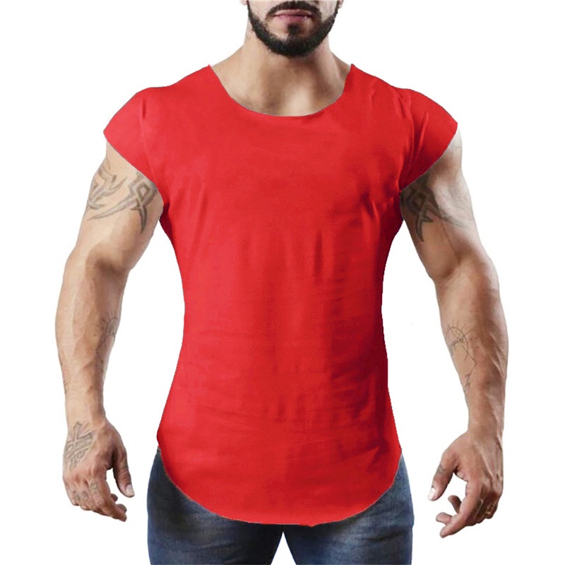 Áo Thun Cotton Sát Nách Thấm Hút Mồ Hôi Thoáng Khí Thời Trang Mùa Hè Mới Cho Nam