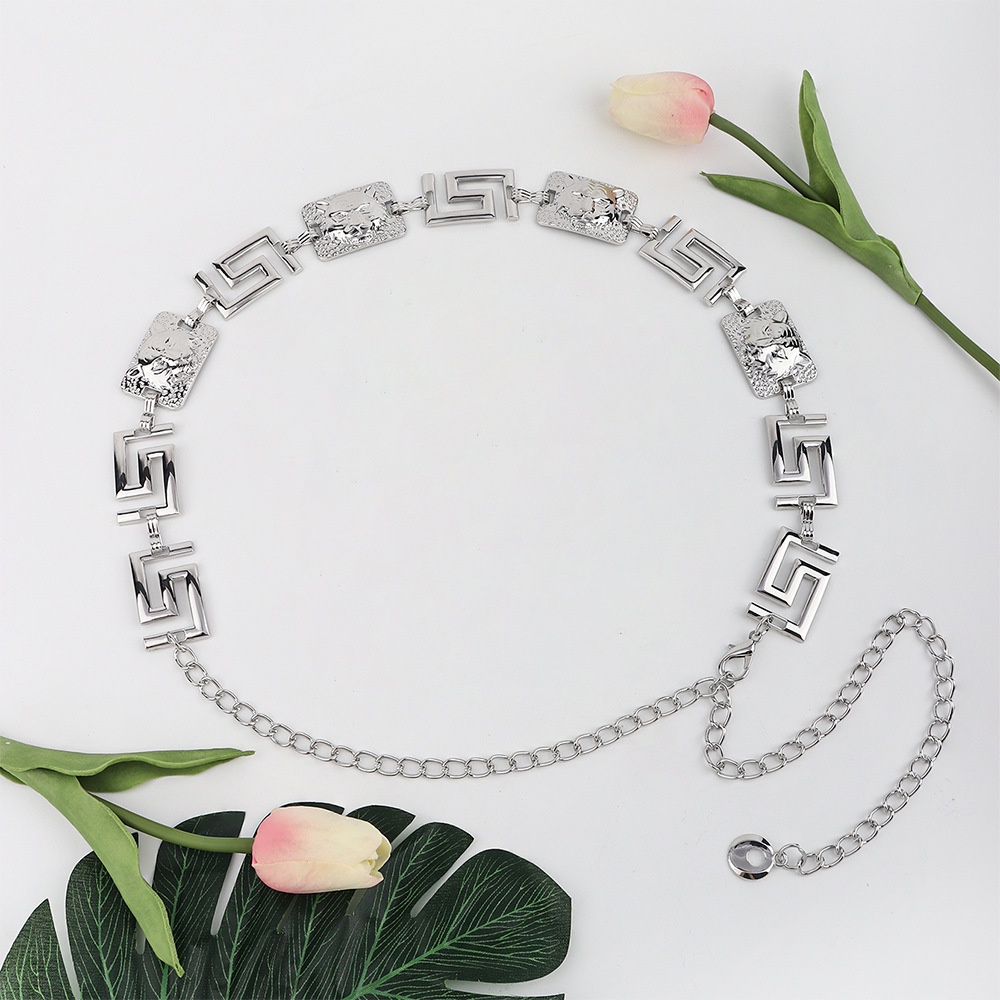 Thắt Lưng Dây Xích Kim Loại gm415 Thời Trang Cho Nữ