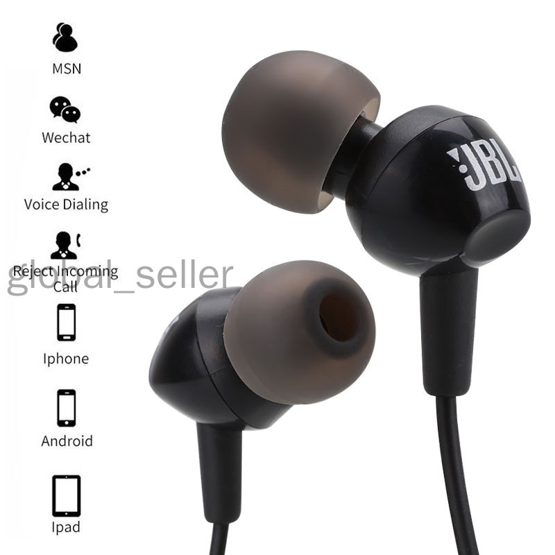 Tai Nghe NhéT Tai Jbl C100Si 3.5mm Có Dây VớI Mic ChấT LượNg Cao
