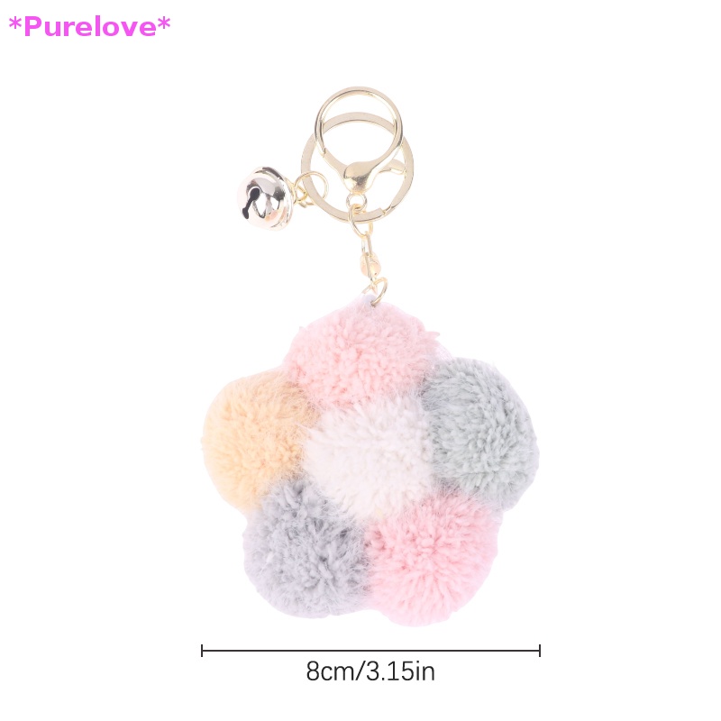 Móc Khóa Bông Hoa Mềm Mại Đáng Yêu Mới