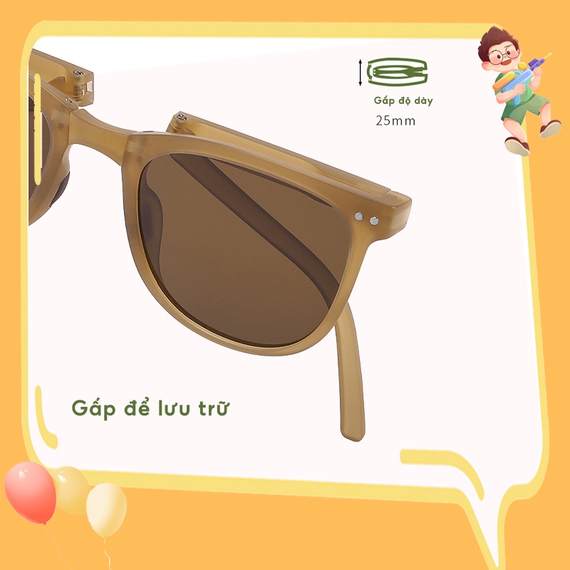 Charmray Kính Mát Phân Cực Chống Tia Uv400 Thời Trang Cho Bé TR90