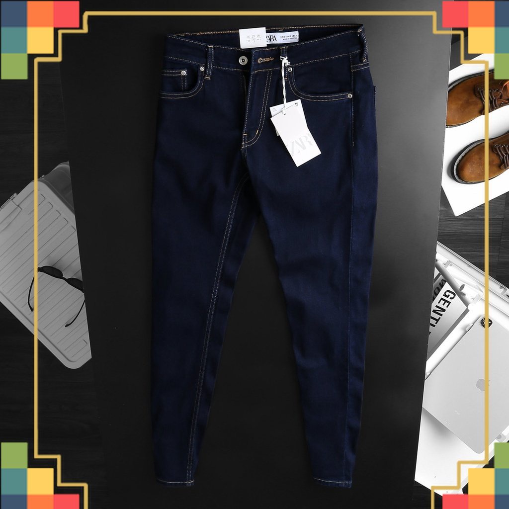 SHOP QAXK - Quần jean nam basic cao cấp với form dáng vừa chuẩn - Hàng cao cấp chất vải đẹp - QJZR4 - CHUẨN ĐẸP