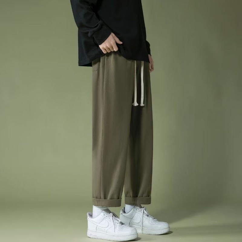 Quần Dài Dáng Rộng Phong Cách Đường Phố Thời Trang Xuân Thu Cho Nam