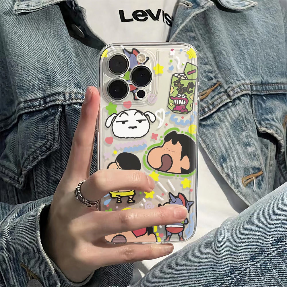✅Ốp Điện Thoại Mềm Chống Sốc In Hình Shin-Chan 6In Cho Iphone 14Pro Max1211 7813 ZMXV