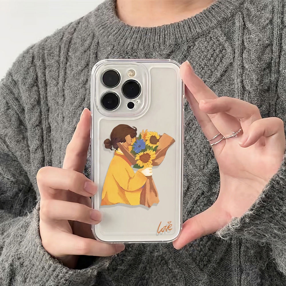 ✅Ốp Điện Thoại Mềm Chống Sốc Kiểu Dáng Đơn Giản Cho Iphone 1213 Max 6In 78 11 14 Pro EOC5