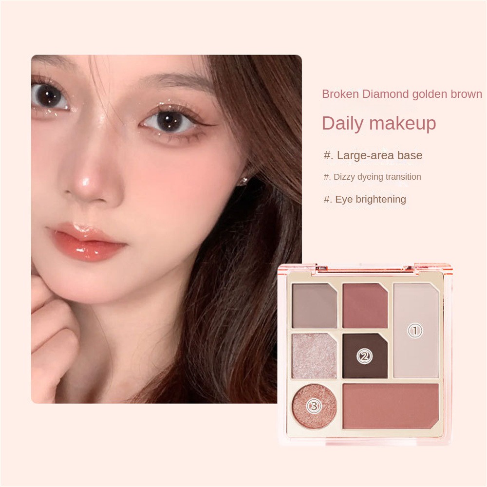 Bảng Phấn Mắt Trang Điểm Làm Sáng Tông Màu Đất Thương Hiệu Biya