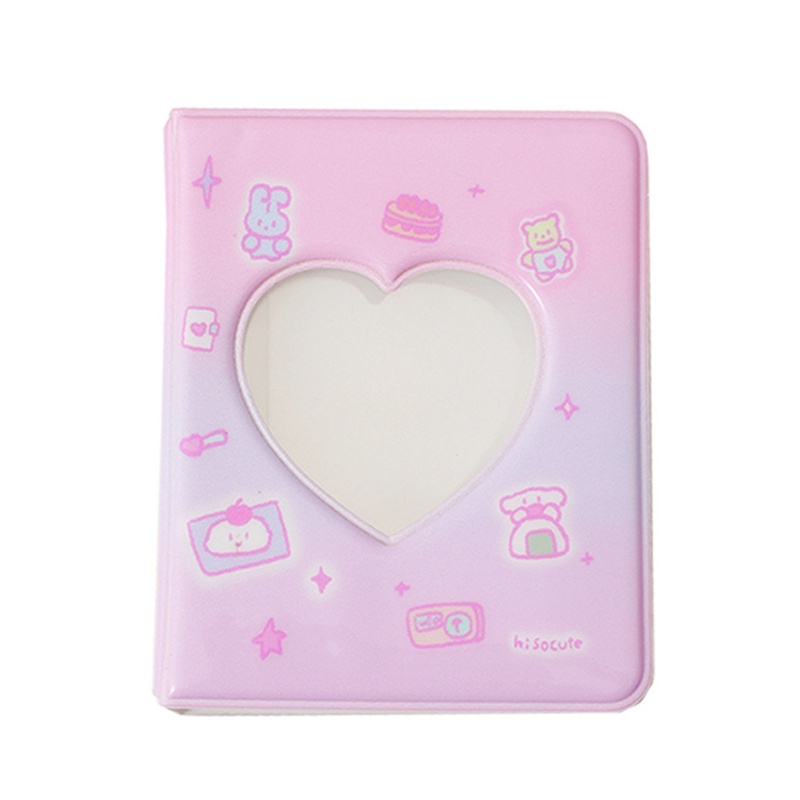 Album Đựng Thẻ 3 Inch Hình Ngôi Sao Trái Tim Rỗng Polaroid Dành Cho Học Sinh