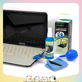 bộ vệ sinh 4 món laptop/máy tính King Master