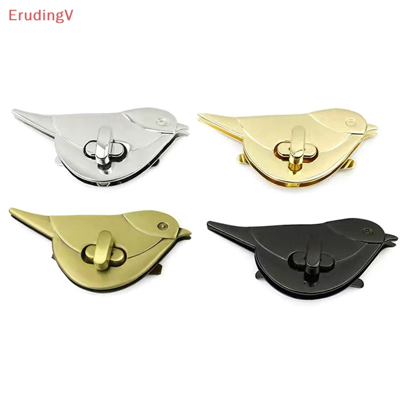 [ErudingV] Khóa Túi Xách Đeo Vai Hình Chim Bằng Kim Loại Dạng Xoắn DIY