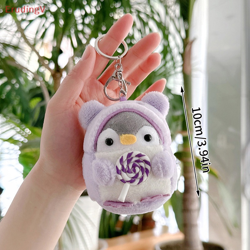 Móc Khóa Hình Chim Cánh Cụt Nhồi Bông Nhỏ Dễ Thương