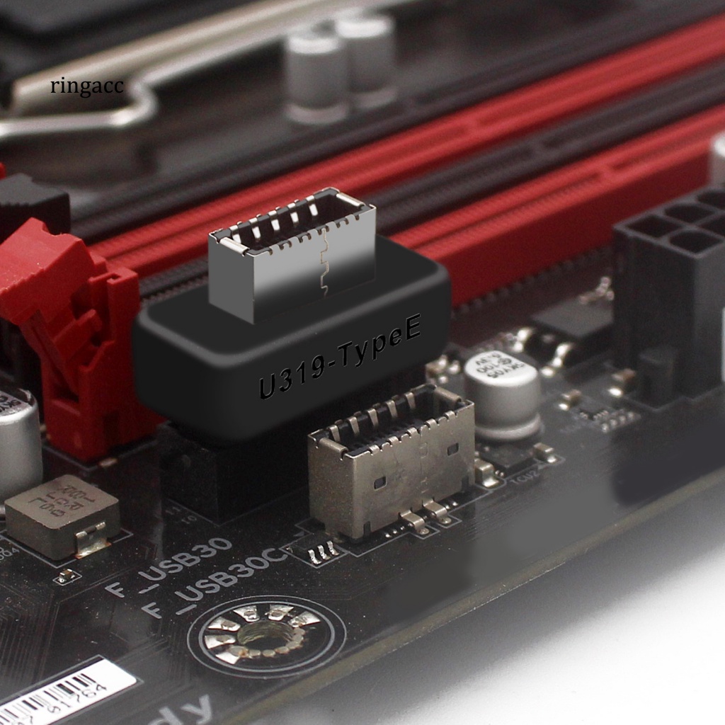 Bo Mạch Chủ RGA PH73S Tốc Độ Cao USB3.0 19P / 20P Sang Type-C 90 Độ Kèm Vỏ Đựng Thẻ Mở Rộng