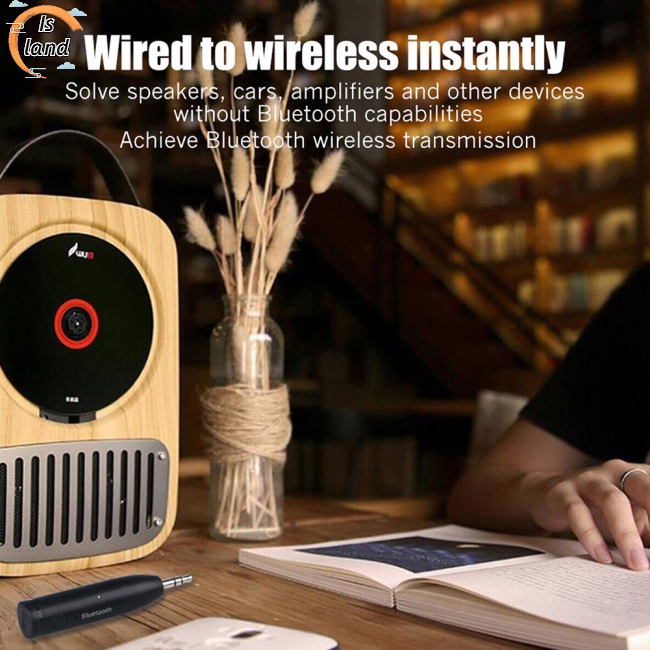 Bộ Thiết Bị Nhận Tín Hiệu Âm Thanh Bluetooth 5.0 Không Dây Đầu Ra 3.5mm Chuyên Dụng Cho Xe Hơi