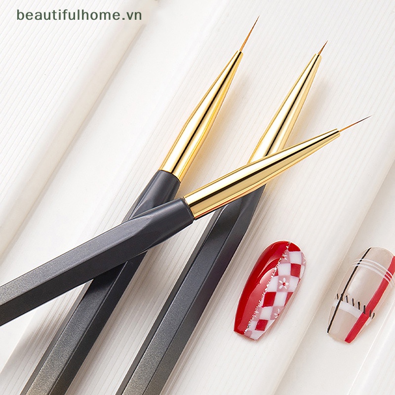 Bộ 3 Bút Vẽ Móng Tay Nghệ Thuật Chuyên Dụng