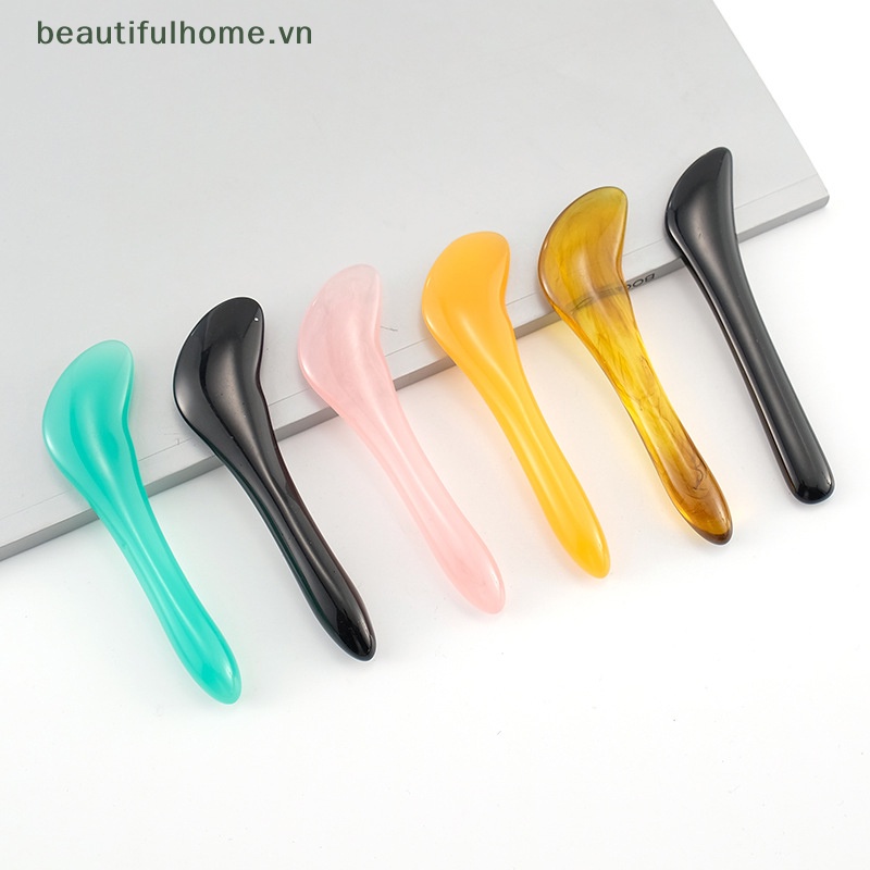 1 Cây Đá Gua Sha Massage Mặt Bằng Nhựa Tự Nhiên