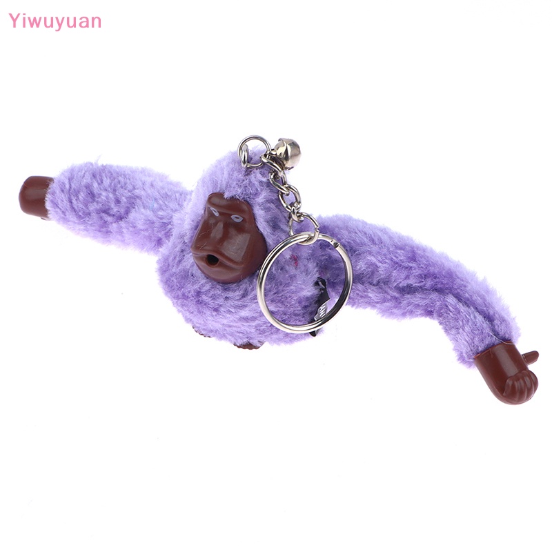 < Yiwuyuan > Móc Khóa Hình Khỉ Nhồi Bông Dễ Thương Trang Sức Cho Búp Bê Nữ