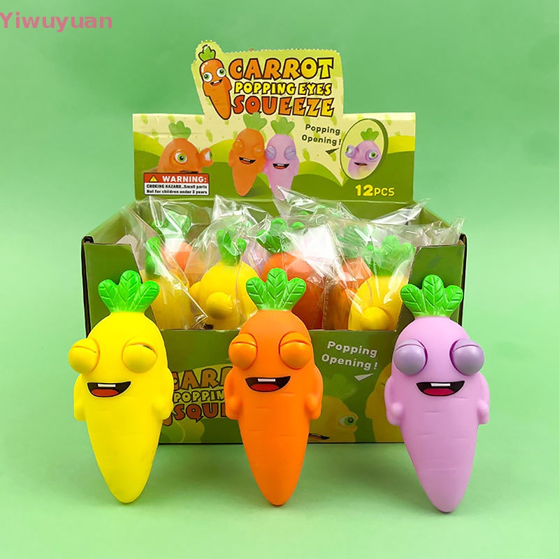 1 Đồ Chơi Bóp Tay Giảm Căng Thẳng Hình Củ Cà Rốt