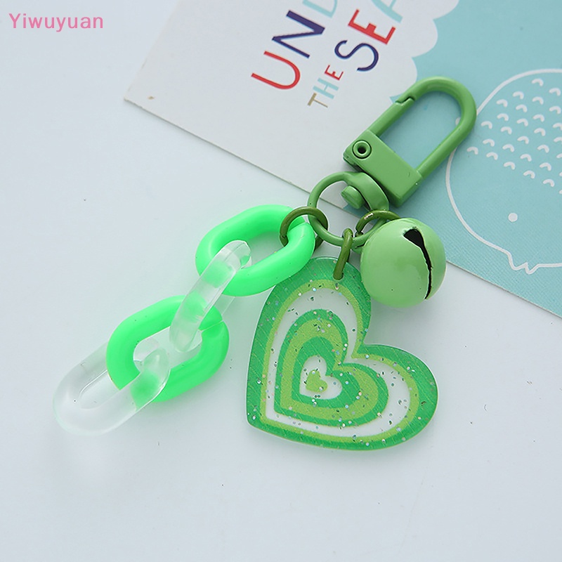 Móc Khóa Xe Hơi Hình Trái Tim Sáng Tạo Bằng Acrylic Dễ Thương Mới
