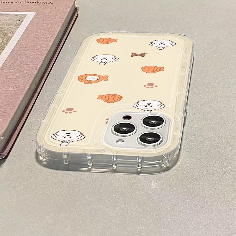 Ốp Điện Thoại Silicon TPU Mềm Dễ Thương Chống Sốc Cho IPhone 11 14 13 12 Pro XS Max X XR 7 + 8 Plus