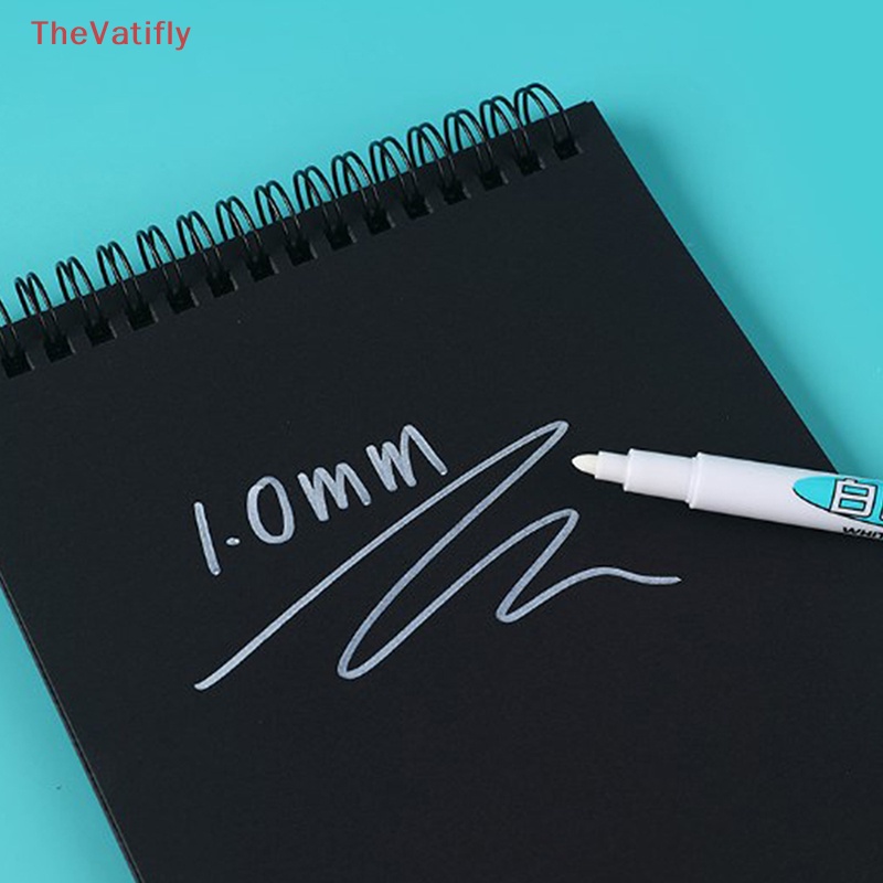 Set 1 / 3 Bút Lông Màu Trắng Ngòi 1mm Chống Thấm Nước