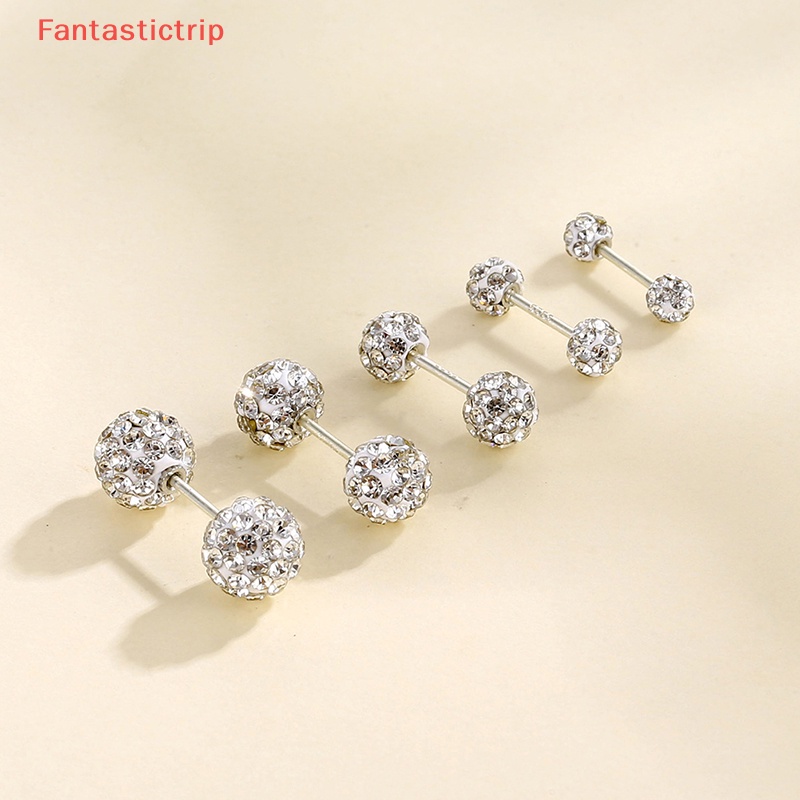 1 Khuyên Tai Bạc 925 Đính Đá Zircon Thời Trang Dành Cho Nữ