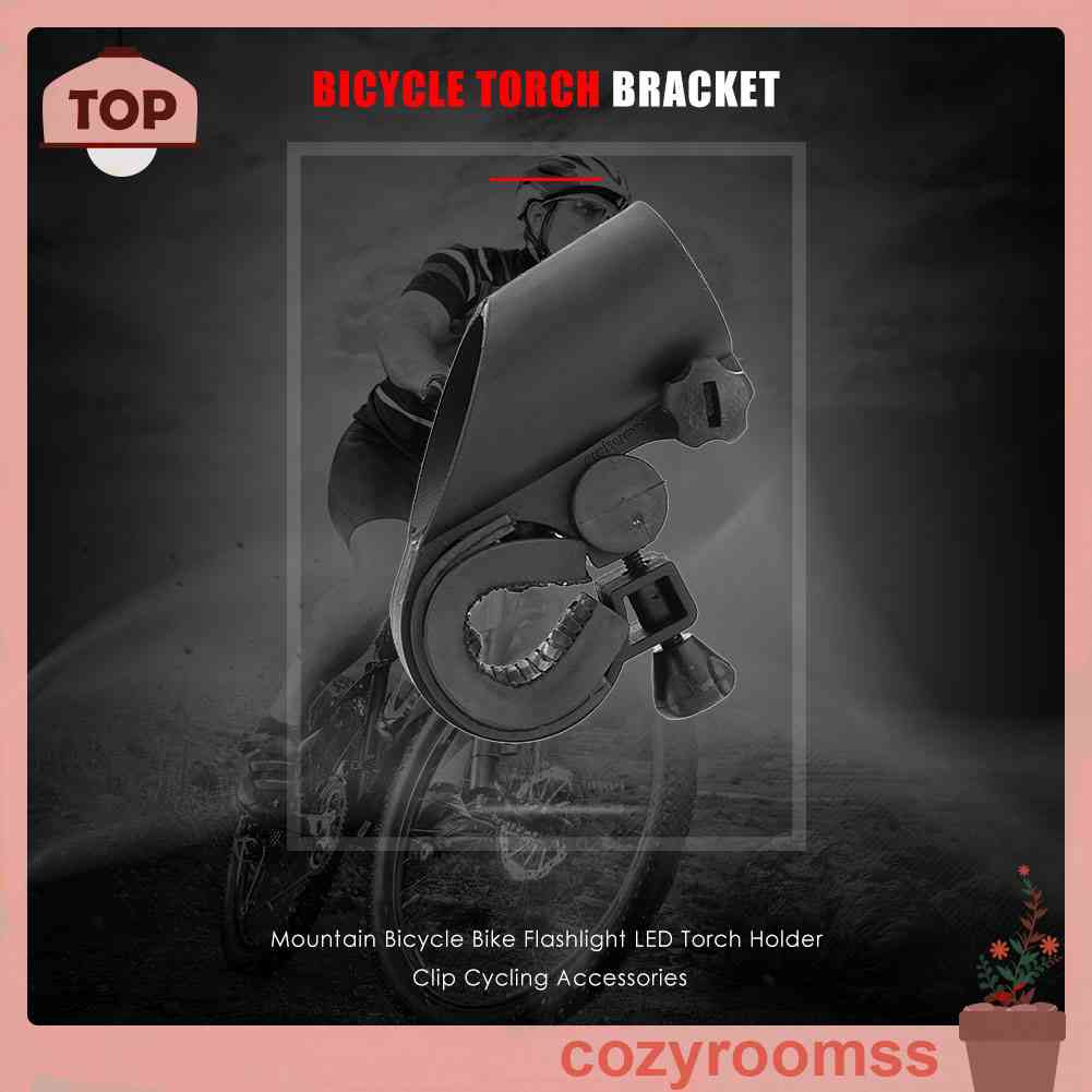 Giá Đỡ Đèn Pin Gắn Xe Đạp Leo Núi Bằng Nhựa Tiện Lợi