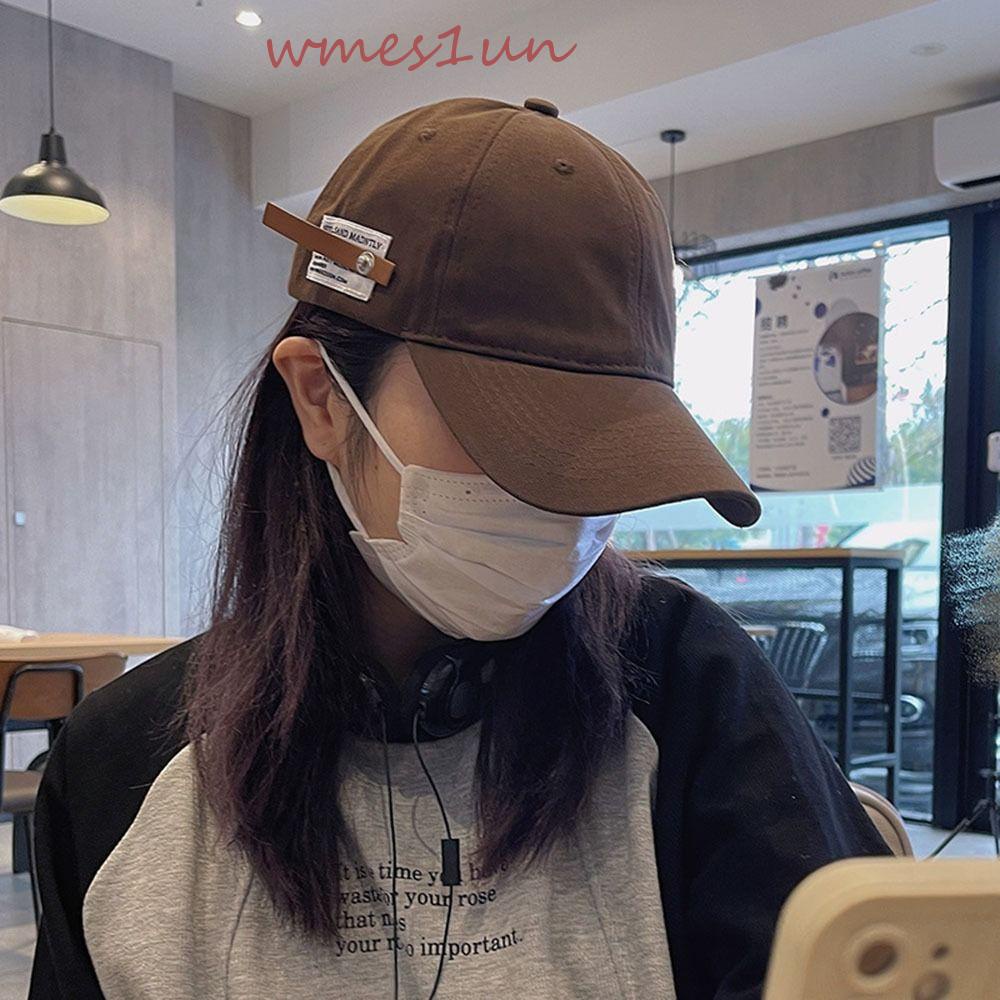 Mũ Lưỡi Trai WMES15H Chất Liệu Cotton Phong Cách Hip Hop Thời Trang Cho Nam Và Nữ