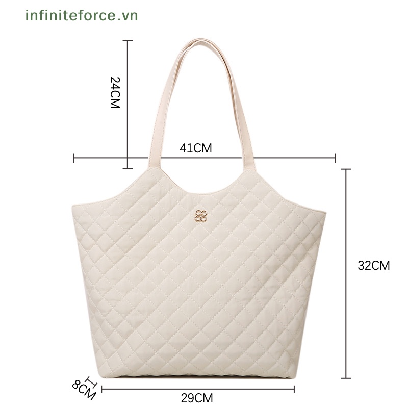 Túi Xách Tote Da PU Cỡ Lớn Phong Cách Đường Phố Thanh Lịch Cho Nữ