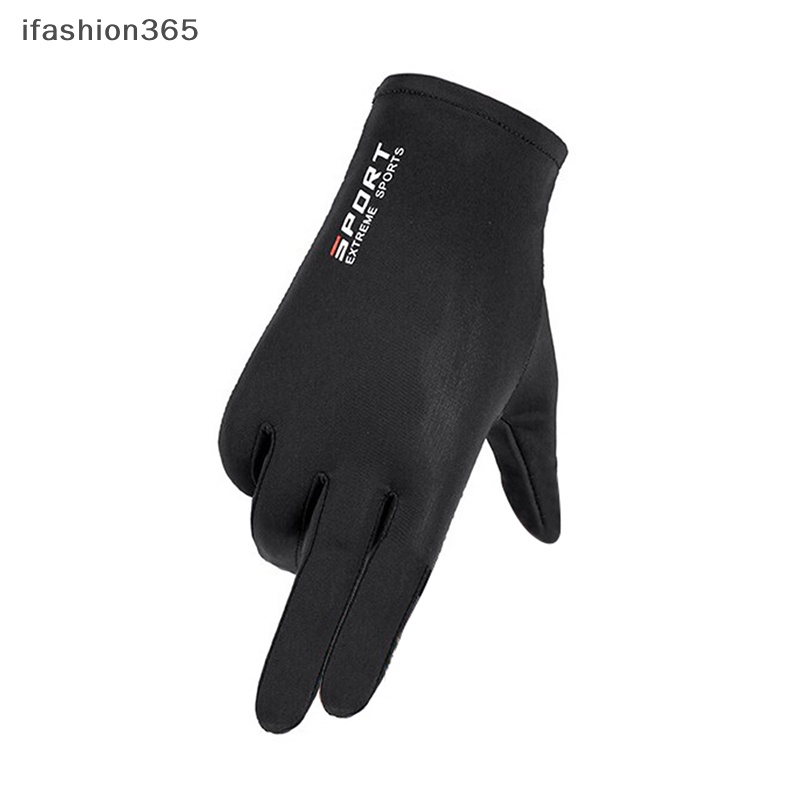 Găng Tay Lái Xe Chống Nắng Bằng Lụa Lạnh Thời Trang Mùa Hè Cho Nam ifashion365