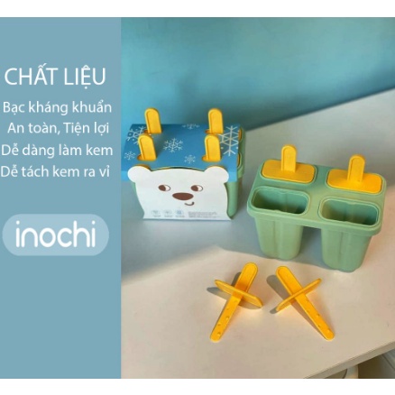 Khay làm kem Inochi chất liệu nhựa PP nguyên sinh cao cấp