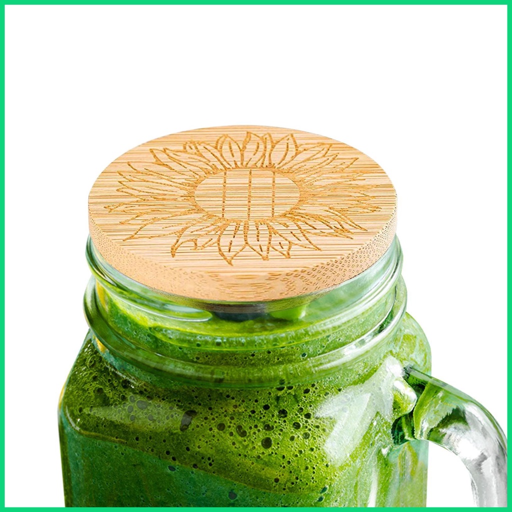 Bộ 6 Nắp Đậy Lọ Mason Bằng Silicone Chống Rò Rỉ Có Thể Tái Sử Dụng