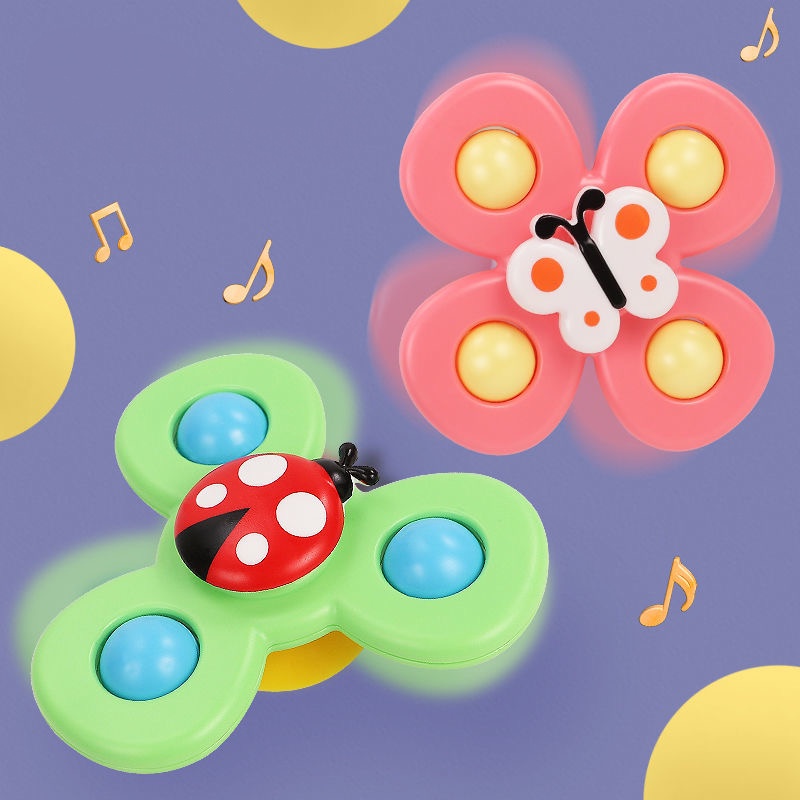 Đồ Chơi Bồn Tắm Hình Chú Ong Nhỏ Có Giác Hút Xoay Tròn Dễ Thương Cho Bé