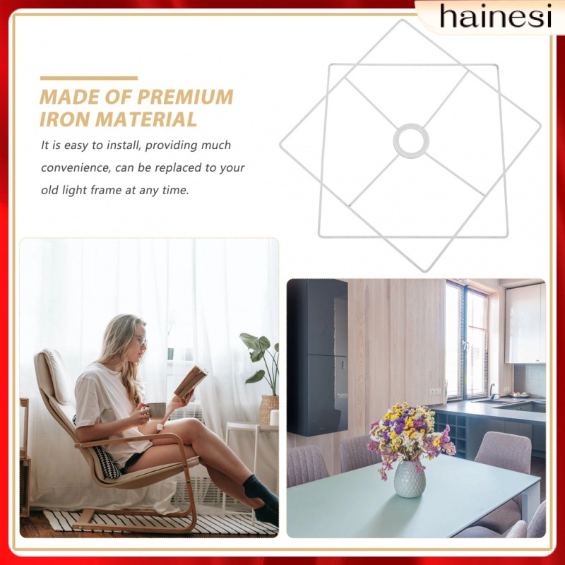 Giá Đỡ Bóng Đèn Hình Vuông Bằng Kim Loại Kiểu Cổ Điển Tiện Dụng