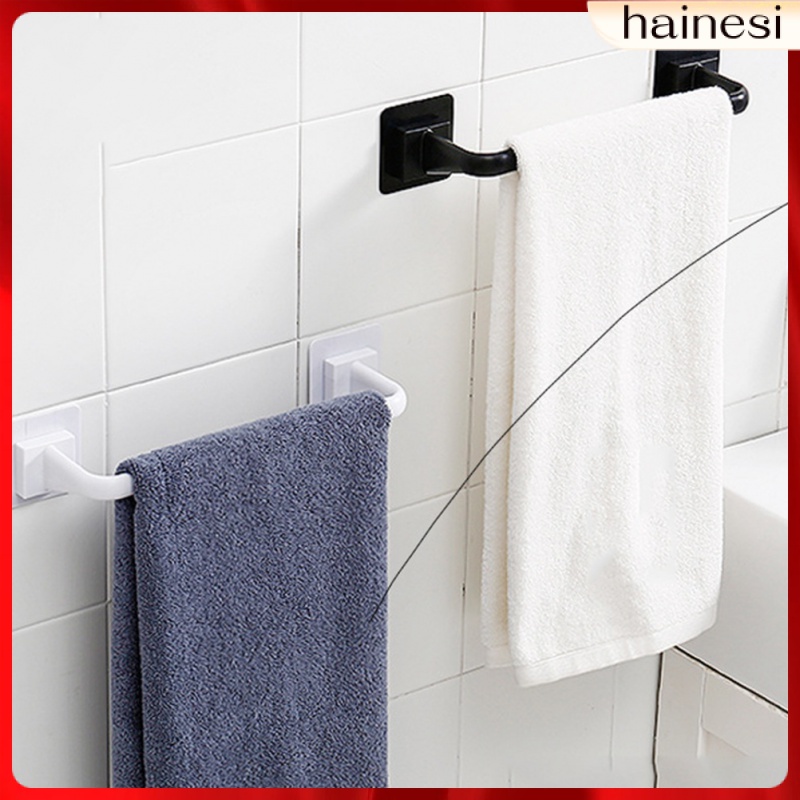 Giá Treo Khăn Tắm / Chén Dĩa 34Cm Gắn Tường Không Cần Đục Lỗ Đa Năng