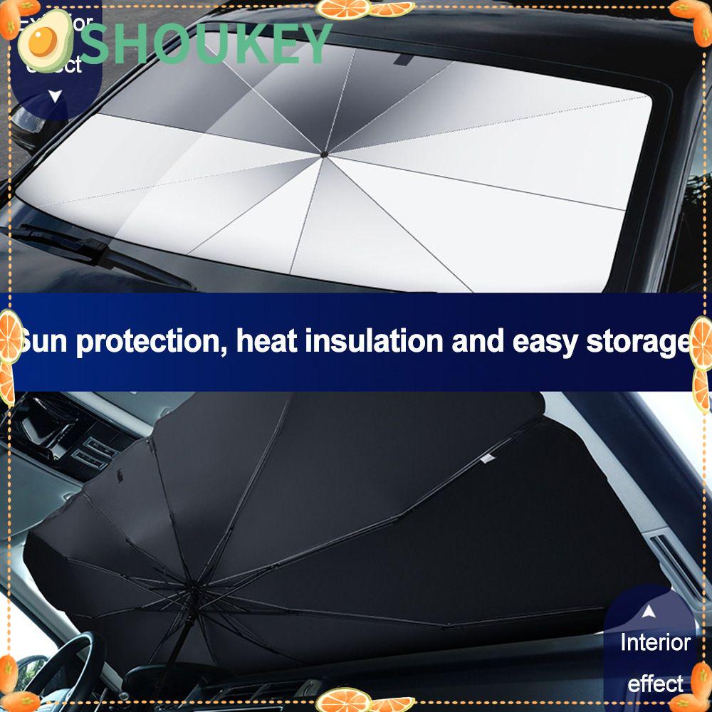 Vỏ Bọc Dù Phản Quang Bảo Vệ Kính Chắn Gió Phía Trước Xe Hơi Có Thể Gập Lại