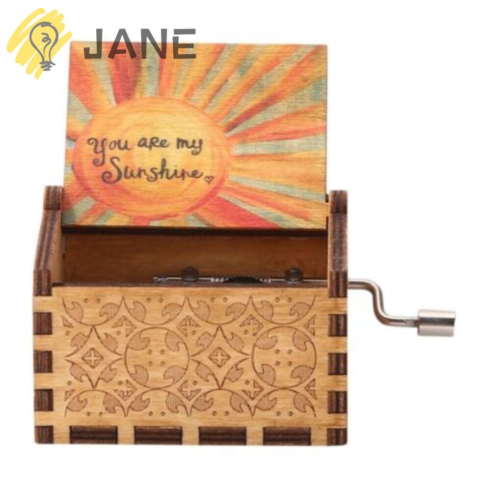 Hộp Nhạc Bằng Gỗ Thủ Công Phong Cách Retro