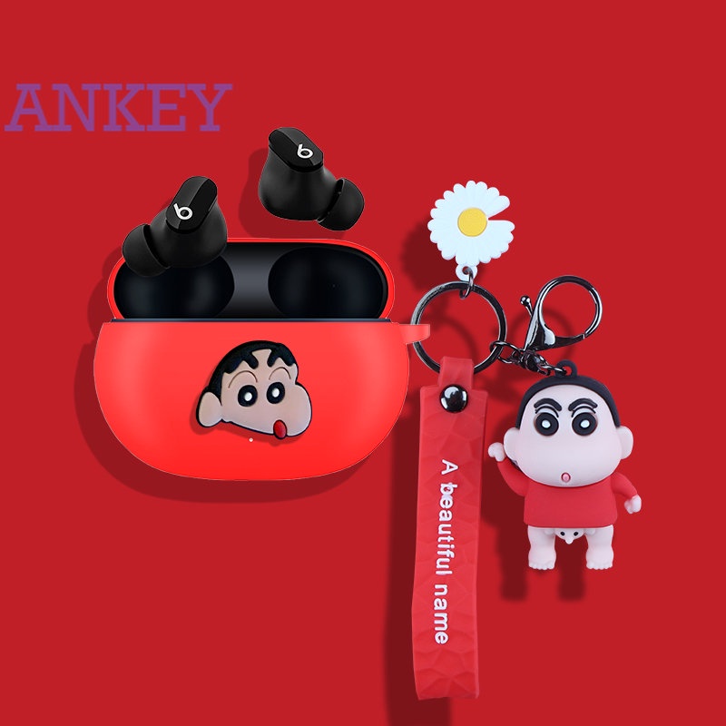 For Beats Studio Buds+ Case Protective Buds + Cute Cartoon Cover Bluetooth Earphone Shell Accessories TWS Headphone Portable